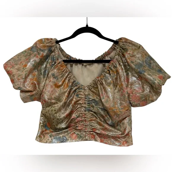 Nerida Top in Meadow EUC